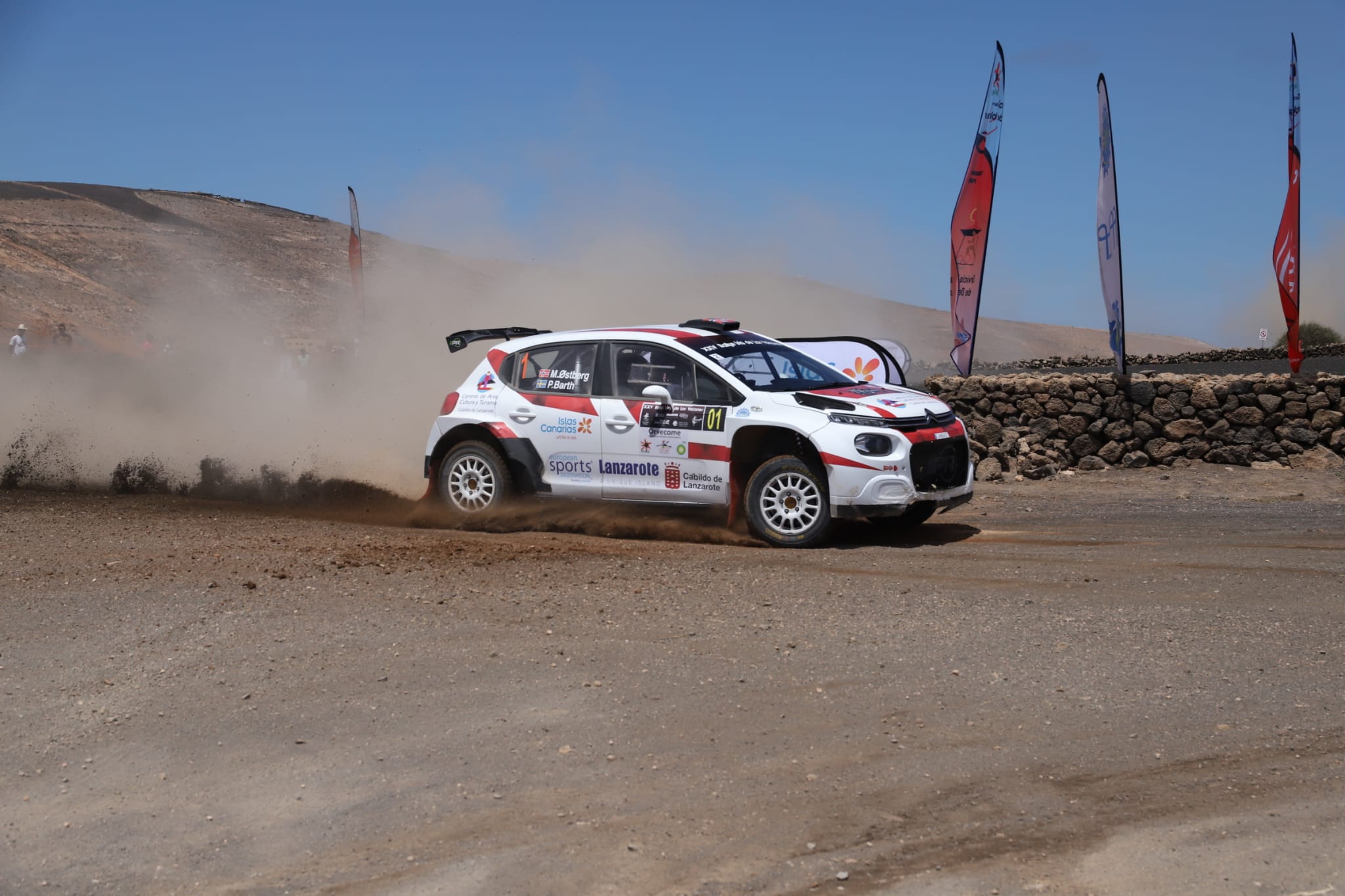 Ostberg Barth son los claros líderes provisionales del XXV Rallye de