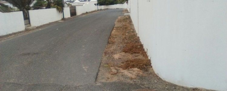 Nueva Canarias denuncia la falta de aceras en el pueblo de El Cuchillo