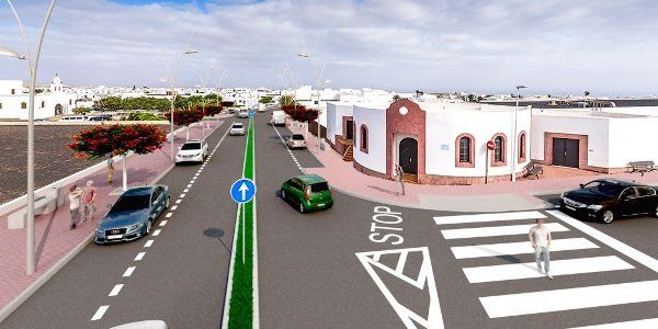 Así será la Avenida Central de Tías