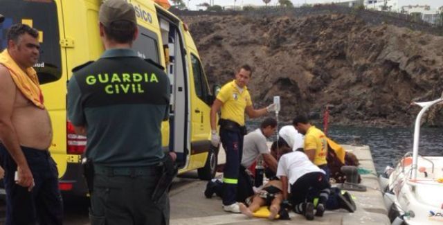 Fallece un hombre de 61 años cuando estaba buceando frente a Playa Chica