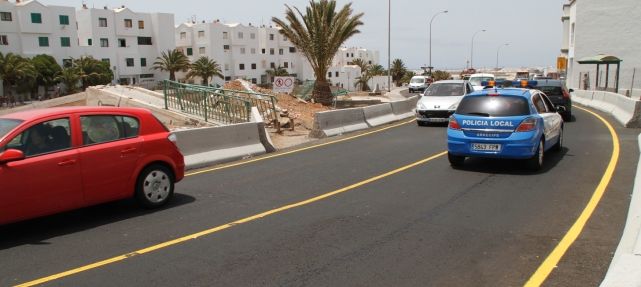 Las obras para desdoblar la Circunvalación de Arrecife comienzan ya con el desmonte de un puente