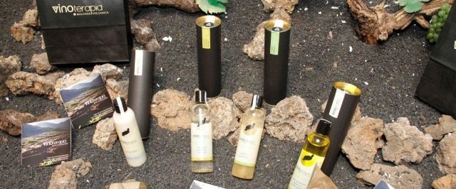 Los vinos de la Denominación de Origen de Lanzarote se utilizarán para desarrollar una línea de productos cosméticos