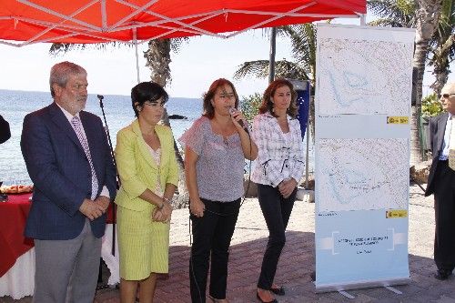 Se inician las obras para la regeneración de Playa Flamingo en Yaiza