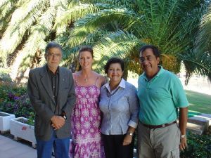 Verónica Mengod, madrina del torneo de Golf Rotary Lanzarote