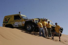 Galán participa en el rally Sahara Aventura