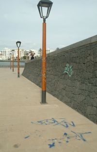 El Castillo de San Gabriel, lienzo de los vándalos