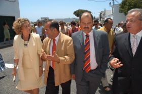 San Bartolomé honra a su patrón con un oficio religioso y la tradicional procesión