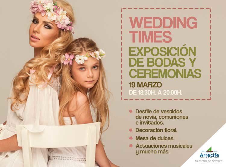 El Centro Comercial Arrecife te invita a su primer showroom sobre bodas, comuniones y celebraciones