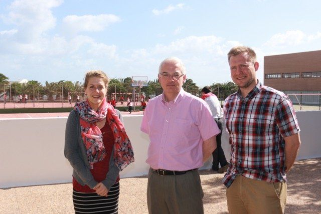 Miembros del prestigioso colegio inglés St. Gregorys College visitan el Colegio Arenas Internacional