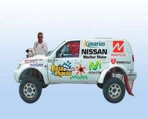 José Manuel Galán probará su Nissan en la Baja España Aragón, antesala del Dakar 2006