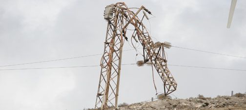 Los servicios de luz y telefonía se restablecerán en las próximas horas