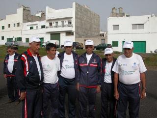 Las Decididas y Los Luchadores vencedores del VI Torneo Abuelos Conejeros