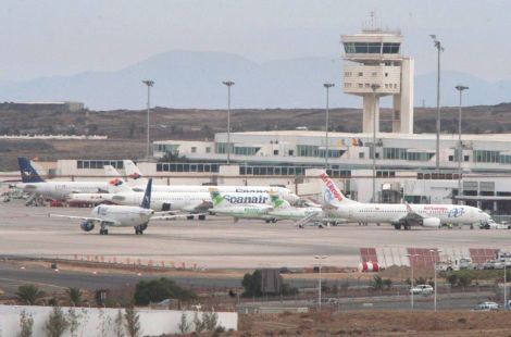 Este jueves ha llegado a Lanzarote el primer vuelo de una línea de bajo coste