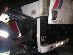 Se incendia en Uga una guagua que transportaba turistas