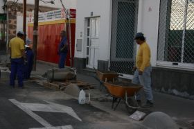 Pivotes de 200 kilos para la calle Canalejas