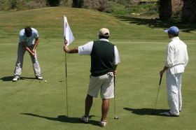 El Campeonato de Golf de Canarias comienza marcado por la igualdad en la cabeza de la tabla