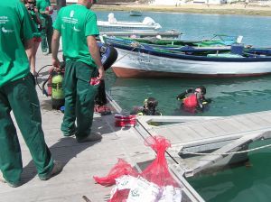 3.000 kilos de basura recuperada del fondo del mar