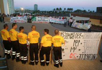 Los trabajadores en conflicto se unen para boicotear la inauguración del nuevo Cabildo