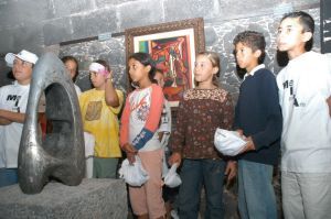 Los escolares de Lanzarote "miran por el arte"