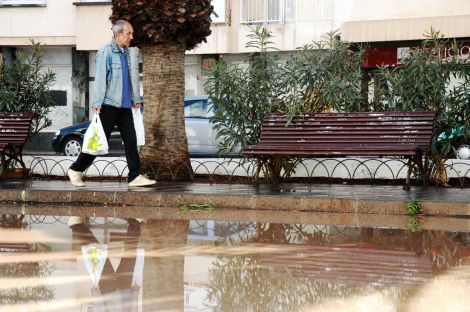 Lluvia escasa, pasajera y sin peligro