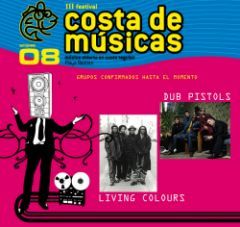 Living Colour y Dubpistols también se apuntan al Costa de Músicas