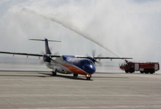 Islas  bautiza una nueva aeronave con el nombre de Lanzarote