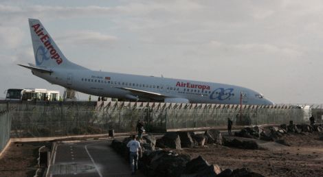 El SEPLA destaca la "alta cualificación" de los tripulantes del Boeing que se salió de la pista en Lanzarote