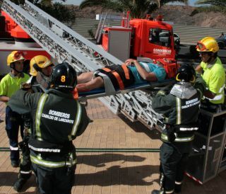 La Escuela Taller de Seguridad culmina con un simulacro en el Cabildo