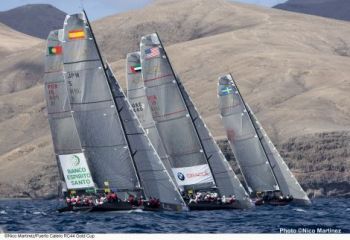 El Ceeref comienza de nuevo dominando en las regatas de flota de la Puerto Calero Gold Cup RC44