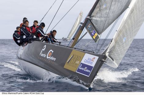 El Islas Canarias Puerto Calero logra un espectacular segundo puesto en el Trofeo DHL de la Gold Cup RC44