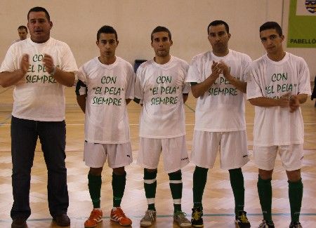 Los jugadores del Teguise recuerdan a Josué