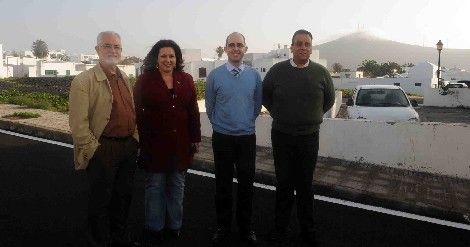 Fabián Martín y Marcial Martín visitaron las obras de San Bartolomé