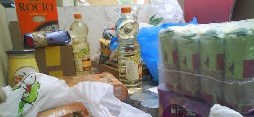 La Asociación Los Lirios recoge 1.000 kilos de comida en una semana