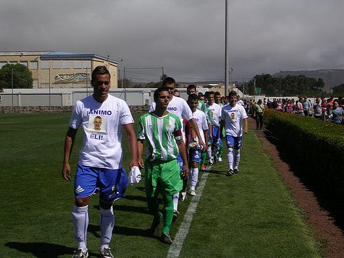 Los juveniles del CD Teguise aguantaron una hora al vigente campeón