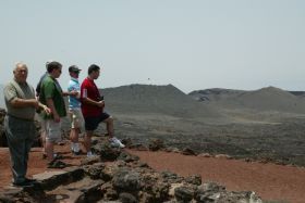 El número de visitantes al Parque Nacional de Timanfaya se ha doblado en los últimos veinte años