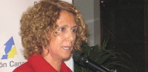 Isabel Déniz defiende el proyecto de la playa artificial de Arrecife como una oportunidad ante la crisis