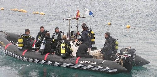 Más de 40 buceadores voluntarios eliminaron unos 40.000 erizos diadema de Playa Chica