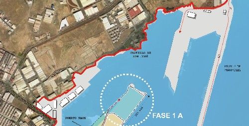 Las empresas Acciona, Hormigones Insulares y Lanzagrava construirán el muelle de cruceros de Arrecife