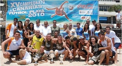 El Muro Marrero, campeón del Campeonato de Fútbol Playa