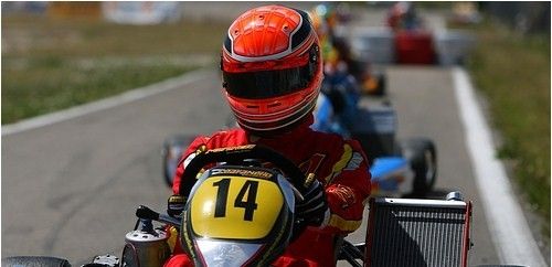 Rubén Curbelo dejó buena impresión en el inicio del Nacional de Karting