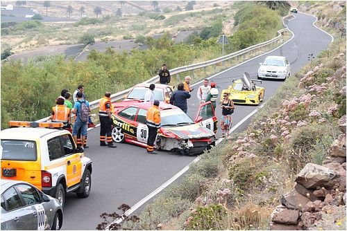 Jesús Machín, con el Skoda Octavia WRC, se impone en la XXXII Subida de Haría