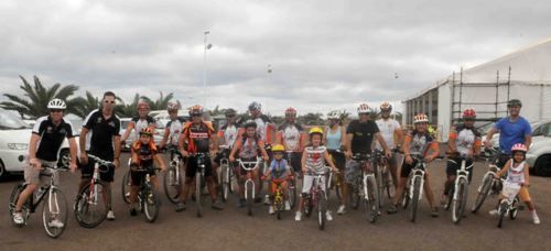 La explanada de Guacimeta acogió la II Feria de Salud y Deporte de San Bartolomé