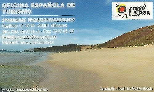 Turespaña edita un calendario de bolsillo con una foto de La Graciosa