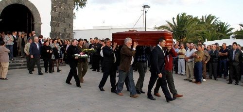 Lanzarote da su último adiós a Domingo Brito Fajardo