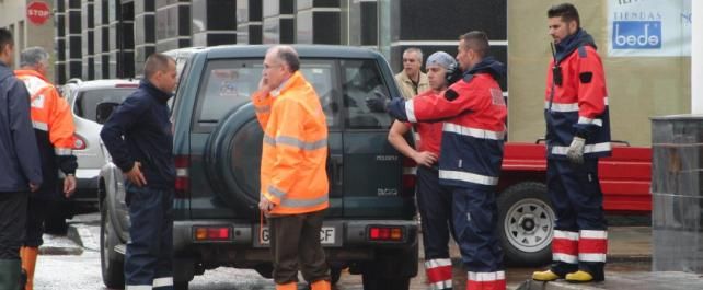 Reguera cree que las "importantes" inundaciones de Arrecife se deben a que las obras pluviales no están acabadas