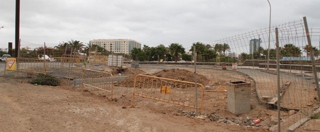 Las obras pluviales de Arrecife vuelven a estar paradas y el Ministerio enviará técnicos a la isla para evaluar la situación