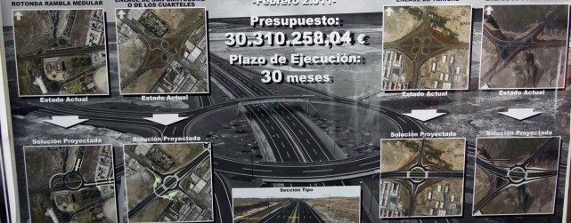 El Gobierno declara "urgente" la expropiación de los bienes afectados por la duplicación de la circunvalación de Arrecife