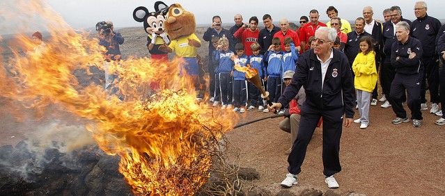 La Antorcha de la Concordia Por el Juego Limpio volvió a recorrer Lanzarote