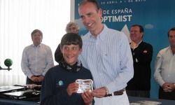 Alejandro Bethencourt, quinto en la Copa de España de Optimist