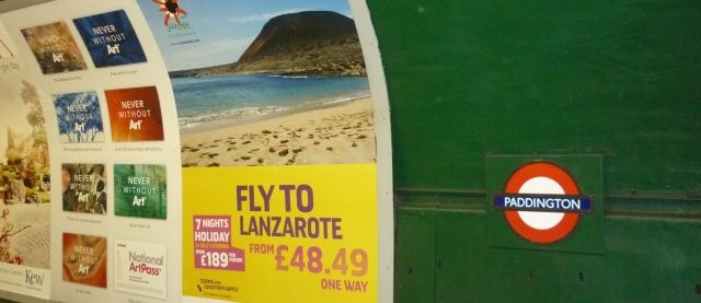 Lanzarote se promociona en el metro de Londres